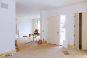 travaux renovation interieure salon